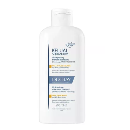 KELUAL SQUANORM  Shampooing traitant hydratant - Pellicules sèches