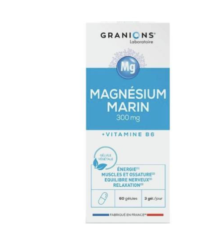 GRANIONS MAGNESIUM MARIN 300MG 60 GELULES