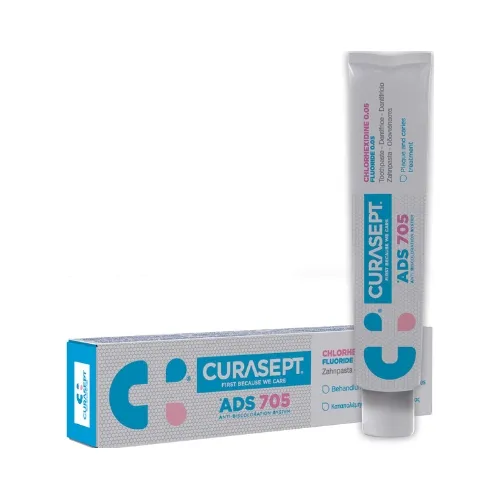 CURASEPT ADS 705 Pâte de Dentifrice Gel 75ml - Hygiène Dentaire