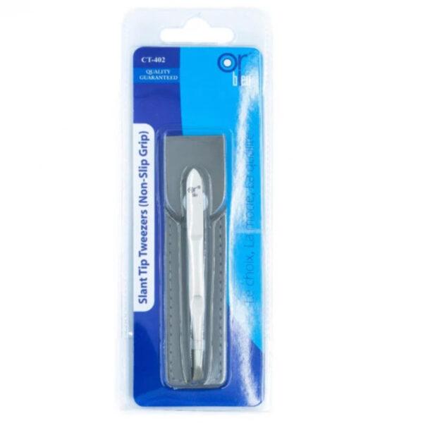 OR-BLEU SLANT TIP TWEEZERS