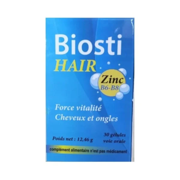 PHYTO PHARMA BIOSTI HAIR ZINC B6-B8 30 GELULES
