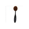 OR-BLEU CURVED MAKEUP BRUSH with oval head #690