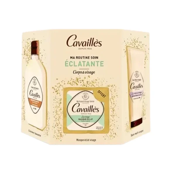 Roge Cavailles Coffret Eclatante Creme Miraculeuse+Creme Douche Nourissante+Savon