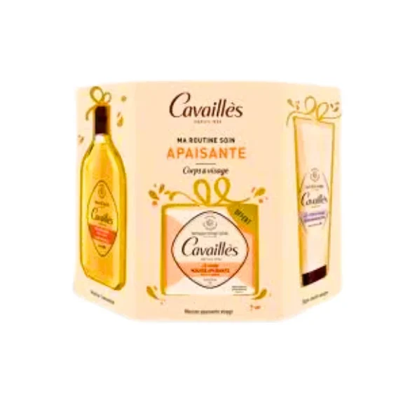 Roge Cavailles Coffret Apaisante Creme Miraculeuse+Huile Douche Veloutante+Savon