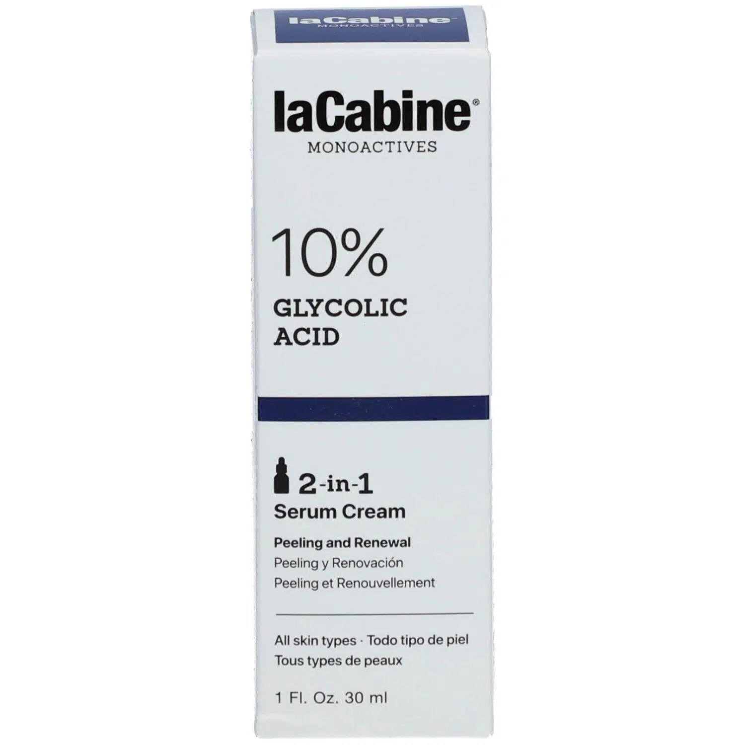 LACABINE MONOACTIVE SERUM CREME 10% GLYCOLIC ACID 2EN1 30ML