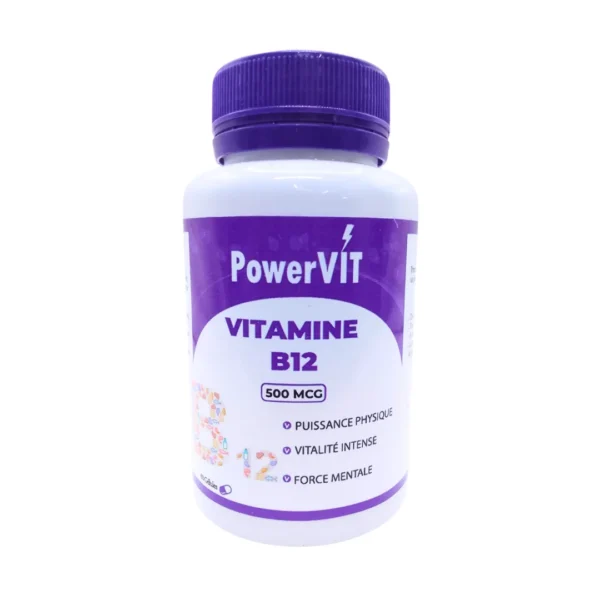 PowerVIT Vitamine B12 500MCG 60 Gelules