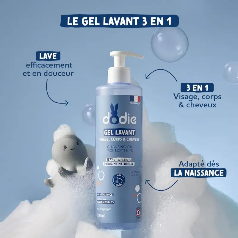 DODIE GEL LAVANT 3EN1 POMPE 1L