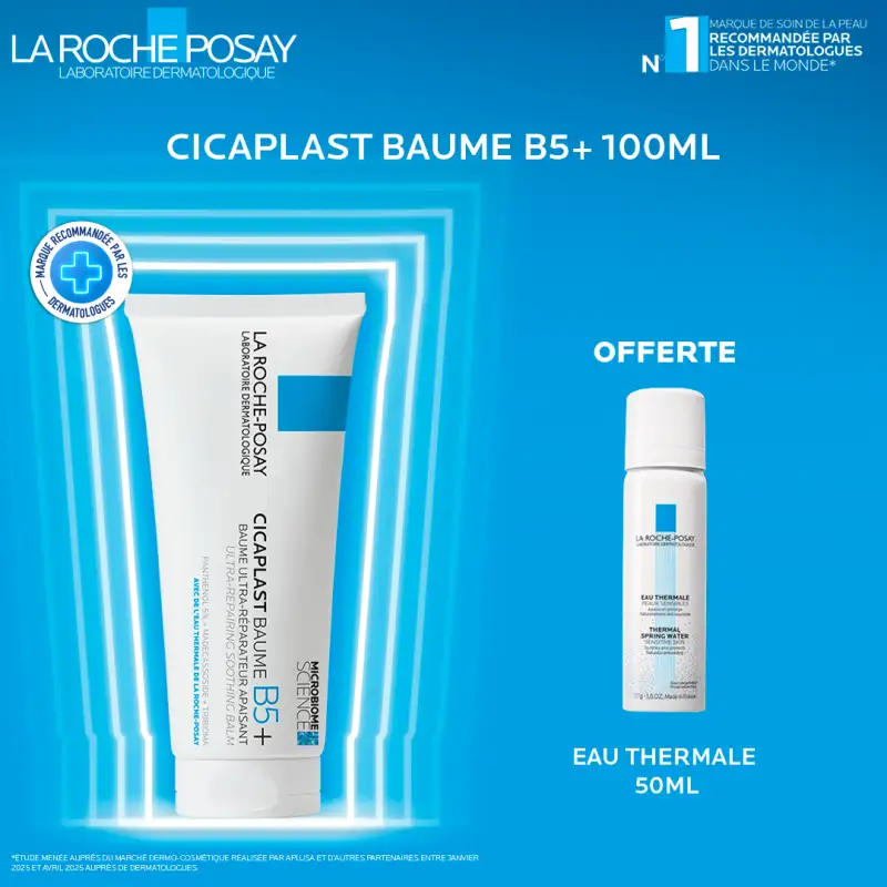 ROCHE POSAY CICAPLAST BAUME B5 100ML + EAU THERMALE 50ML OFFERTE
