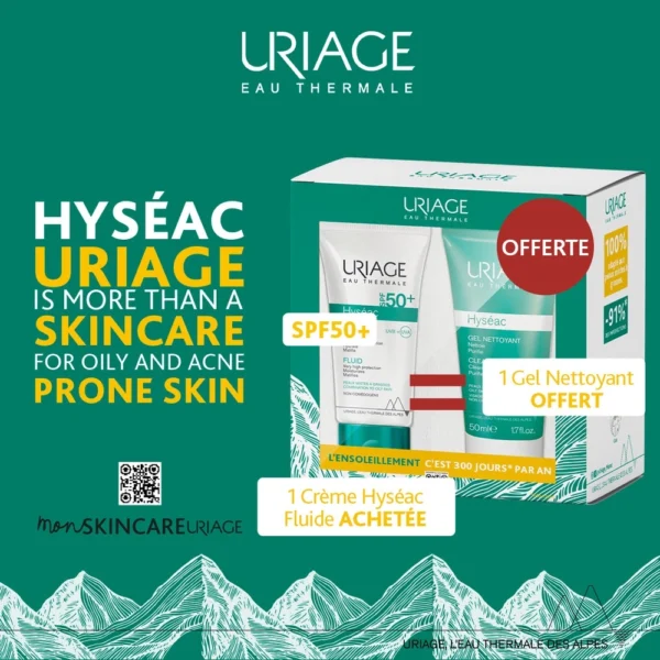 uriage hyseac spf50+gel nettyant
